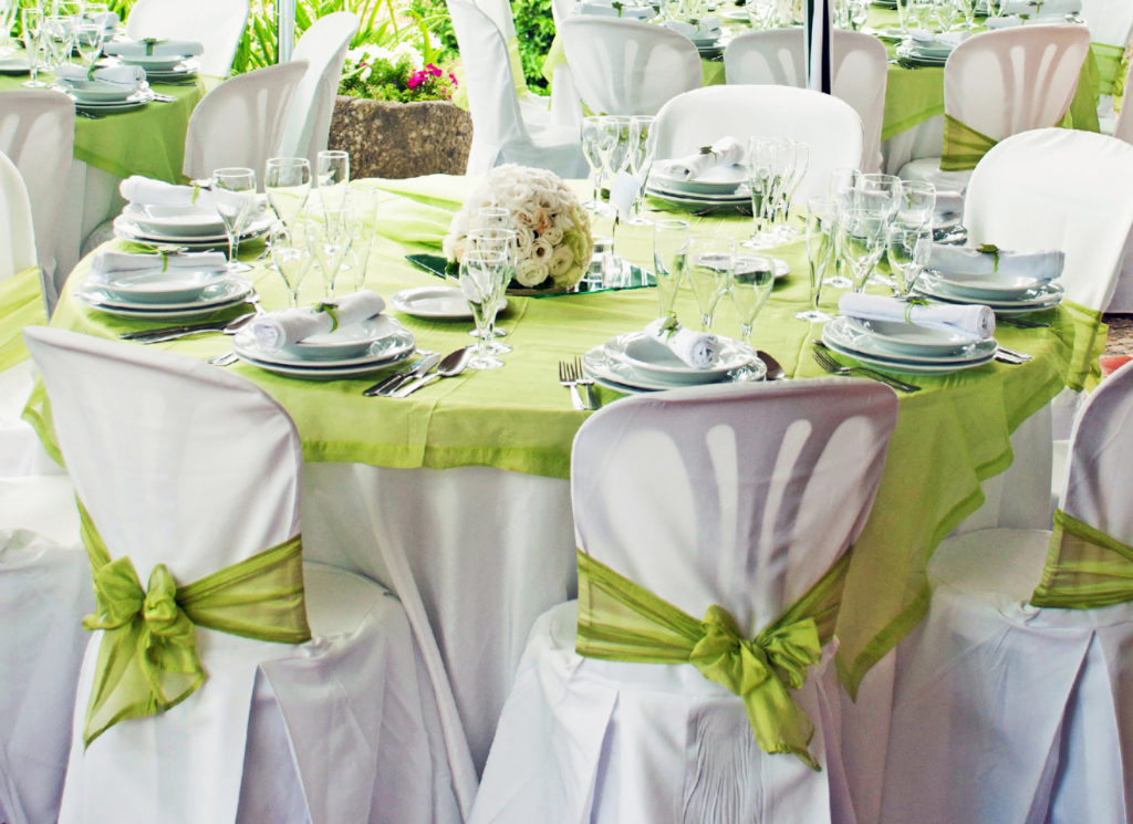 Chair and table cover rentals sale